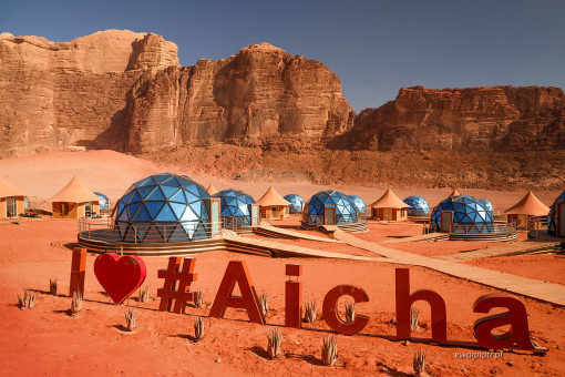 Aicha Luxury Desert Camp na Wadi Rum, Jordania