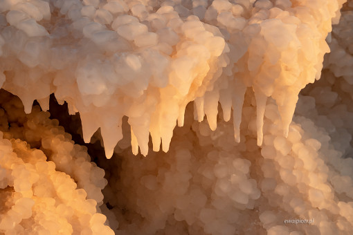 Solne stalaktyty, Morze Martwe, Jordania
