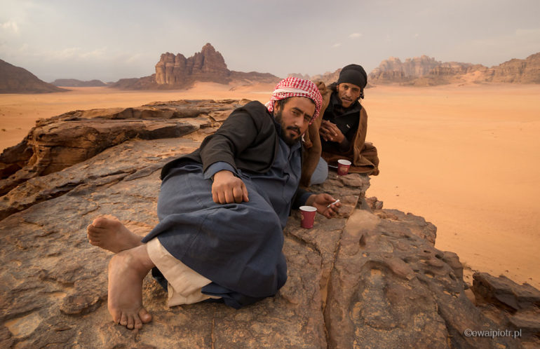 Herbatka na pustyni Wadi Rum, Jordania fotowyprawa