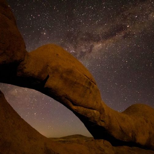 Niebo nad Namibią - tryb manualny ekspozycji