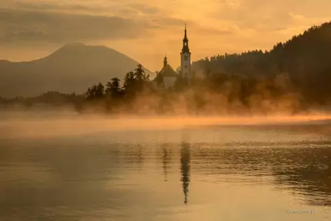 Jezioro Bled, Słowenia, covid-19 a fotowyprawa