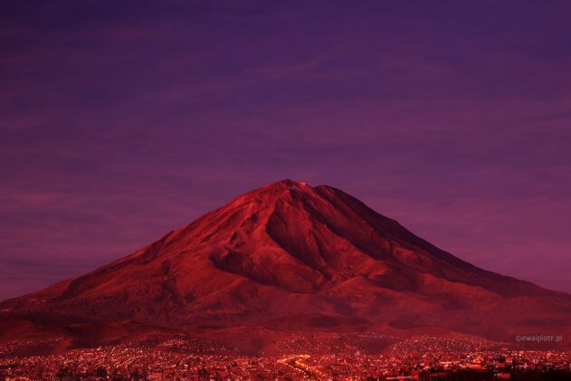 Kolorowa i kontrastowa góra