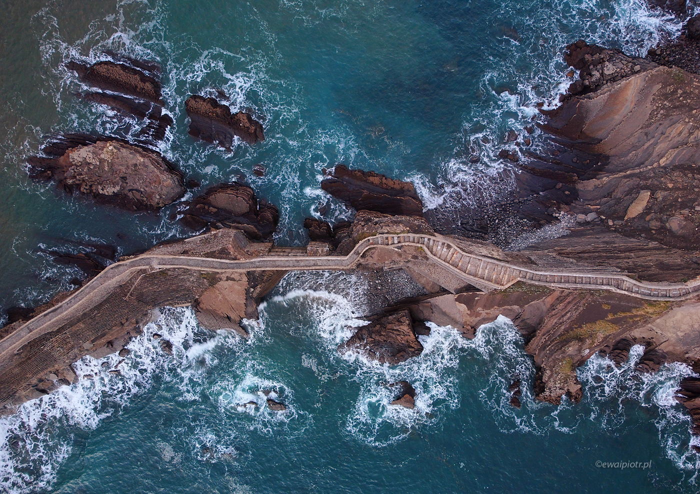 Kręte dróżki, Biskaje, san juan de gaztelugatxe