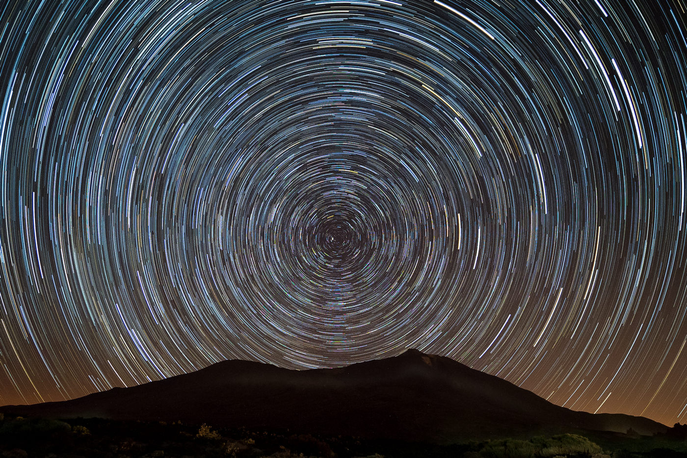 Startrails nad Teneryfą, warsztaty fotograficzne, Dorota Duda, astrofotografia, gwiezdne smugi