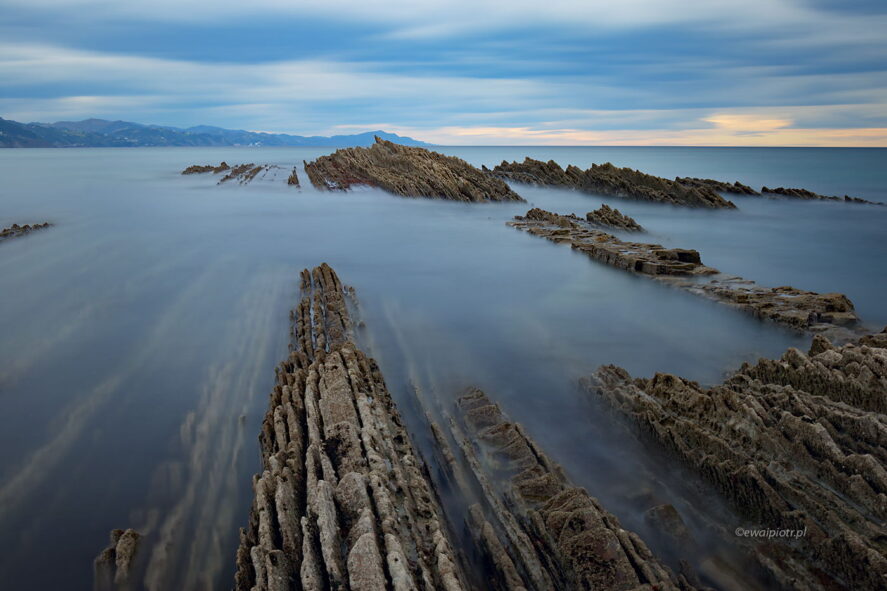 Wybrzeże fliszowe, Zatoka Biskajska, Hiszpania, fotowyprawa