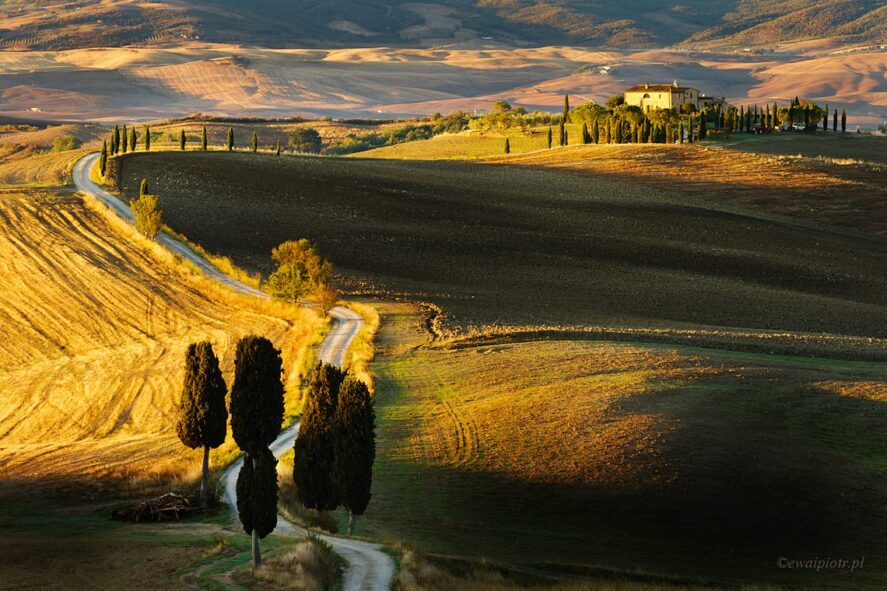 Droga gladiatora, Toskania, willa Gladiatora z filmu Ridley'a Scotta