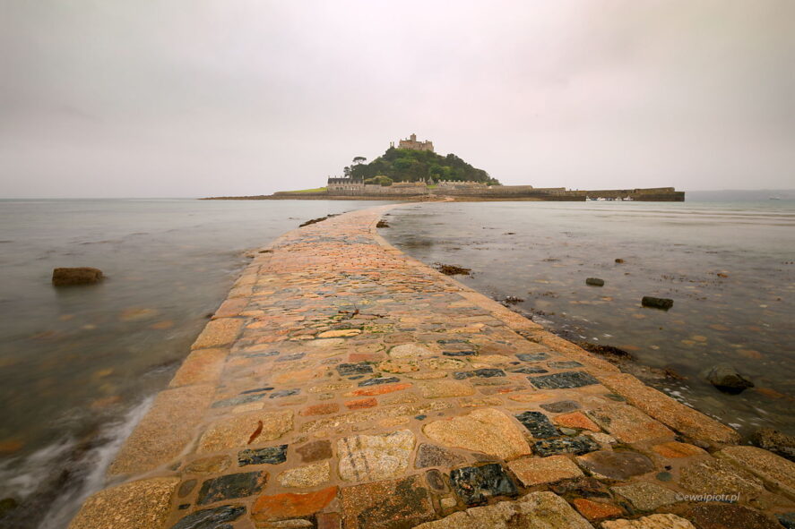 St. Michael's Mount przy przypływie, Kornwalia, fotowyprawa