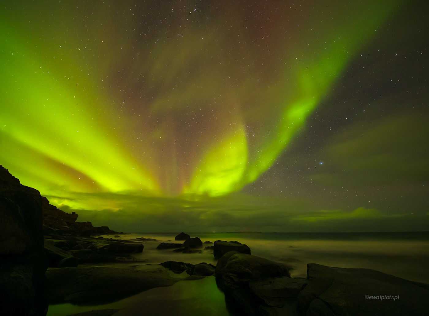 Zorza na Lofotach, Norwegia, warsztaty fotograficzne
