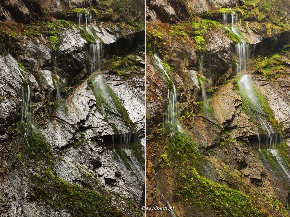 Działanie filtra polaryzacyjnego