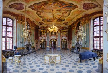 Zamek Książ, panorama mozaikowa, poradnik