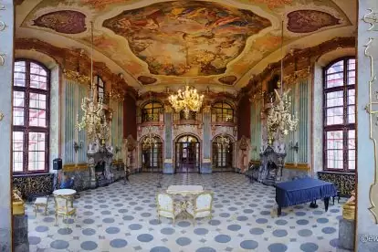 Zamek Książ, panorama mozaikowa, poradnik