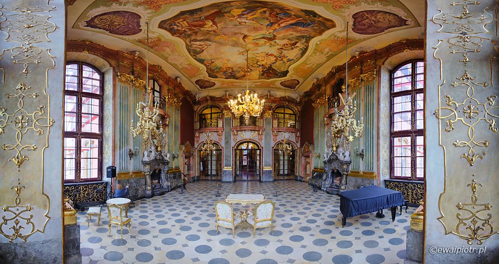 Zamek Książ, panorama mozaikowa, poradnik