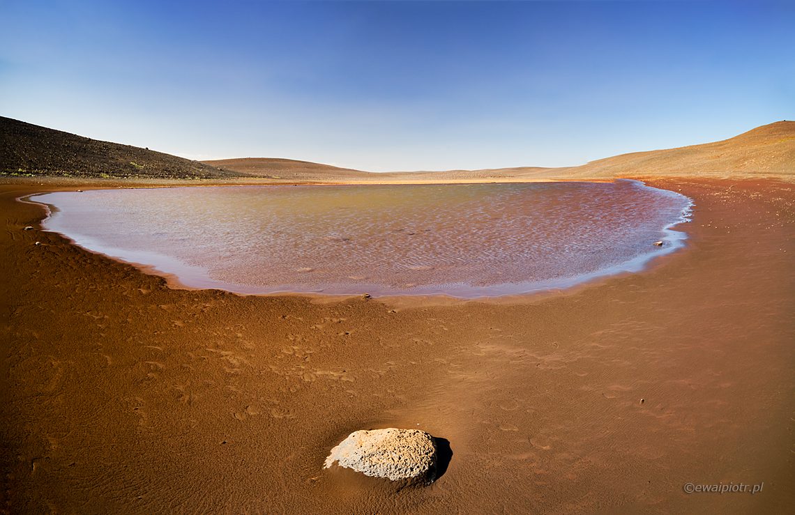 Jezioro na Islandii, panorama, poradnik fotograficzny