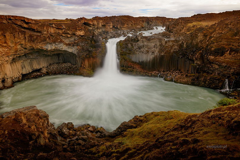 Aldeyjarfoss - wodospad, Islandia - poradnik