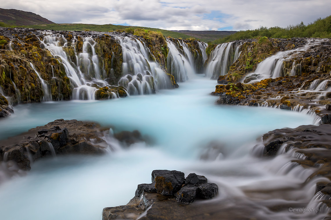Najładniejsze wodospady Islandii - Bruarfoss