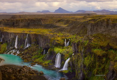 Wodospad Sigöldugljufur - najładniejsze wodospady Islandii, poradnik dla fotografów