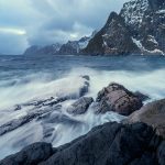 Lofoty, morze, jak fotografować szerokim kątem