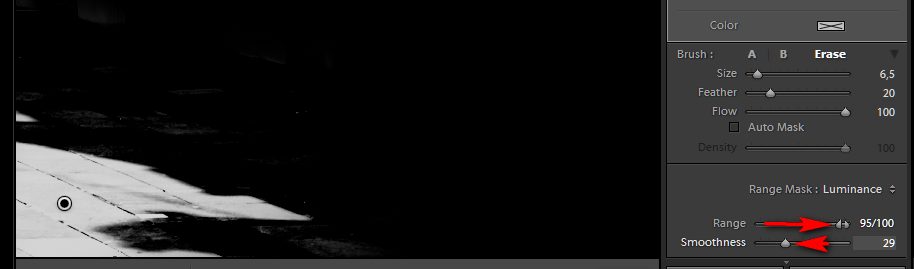 Jak działa Range Mask w Lightroomie