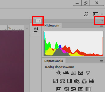 Jak ułożyć palety w Photoshopie