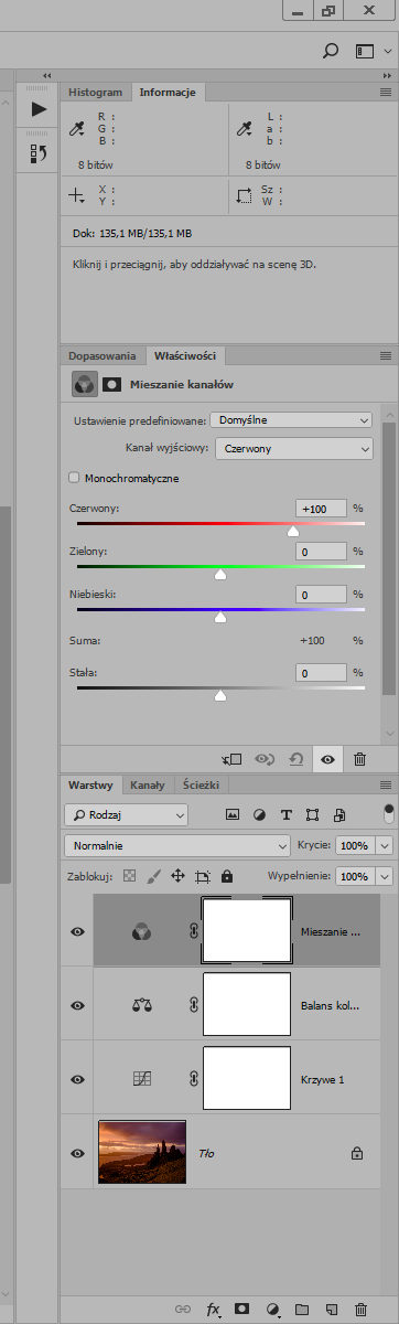 Jak ułożyć palety w Photoshopie