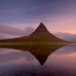 Perspektywa w fotografii krajobrazu, poradnik dla fotografa, góra Kirkjufell na Islandii