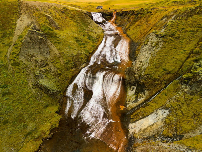Wodospad Skaftárhreppur, Islandia