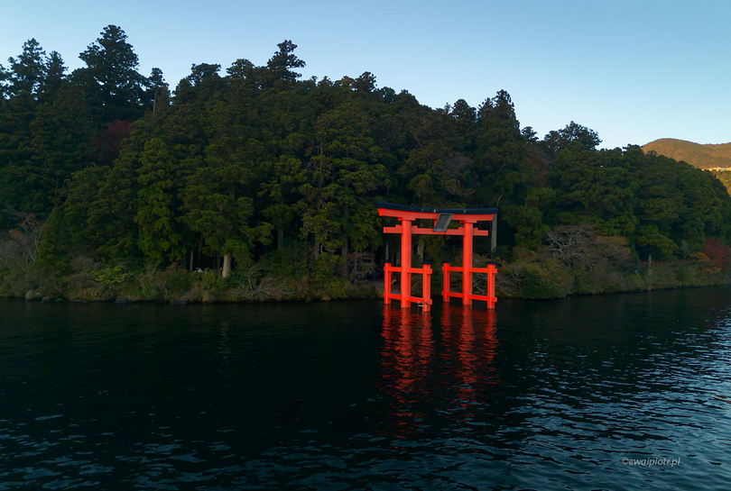 Brama tori z drona Japonia