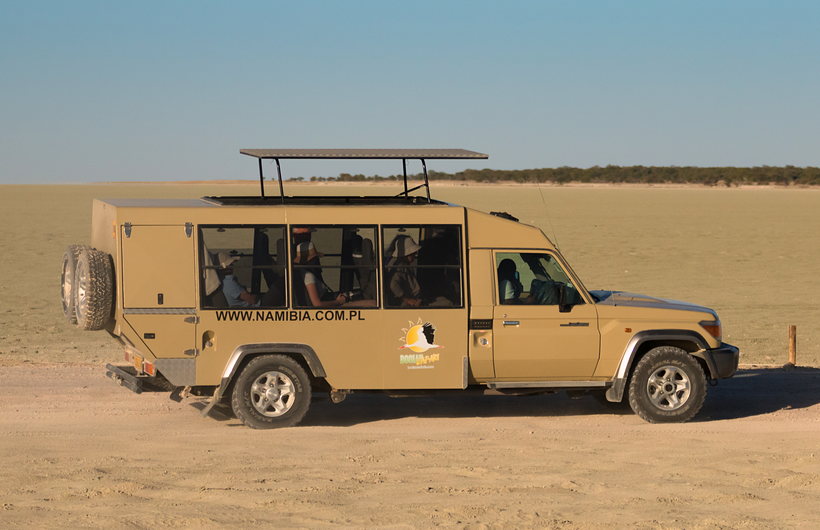 Samochód na safari, Namibia, poradnik